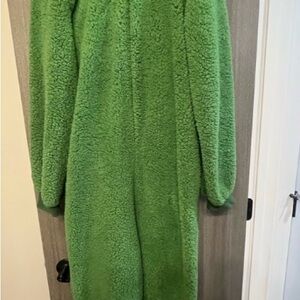 Oscar The Grouch male S/M Halloween Costume or pajamas- super fuzzy and soft.